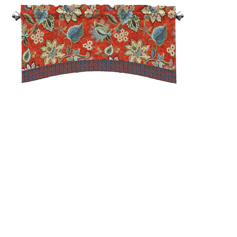 Waverly Brighton Blossom 52" Arched Curtain Valance & Reviews Wayfair